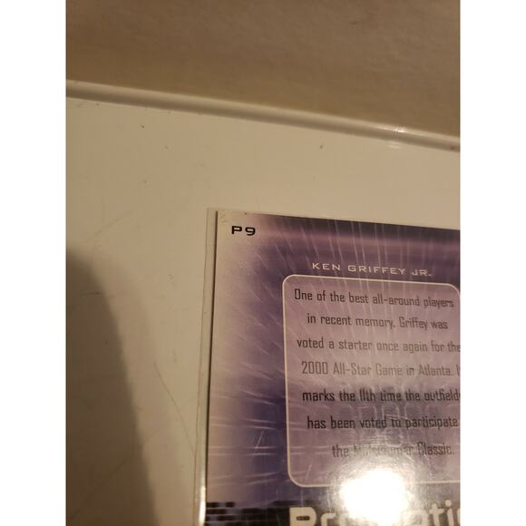 Ken Griffey, Jr. 2000 Upper Deck #P9 - Pros & Prospects ProMotion - Reds - Picture 5 of 6